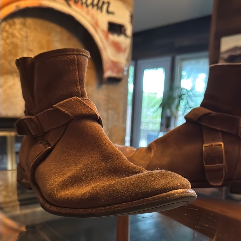 Men's Brown Suede Boots